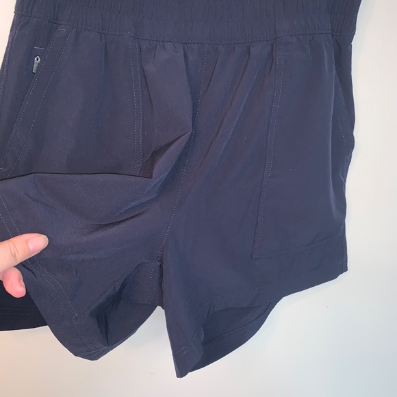 Athlete Navy Blue High Rise Athletic Running Shorts M - Picture 7 of 8